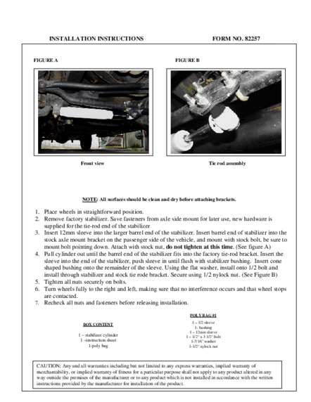 Installation Manual